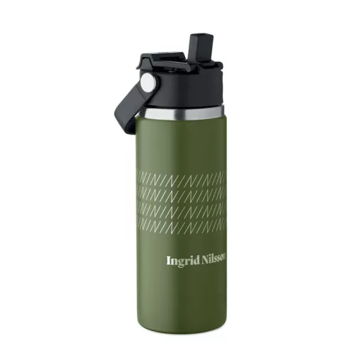 Duplafalú palack 500 ml (Sötétzöld)