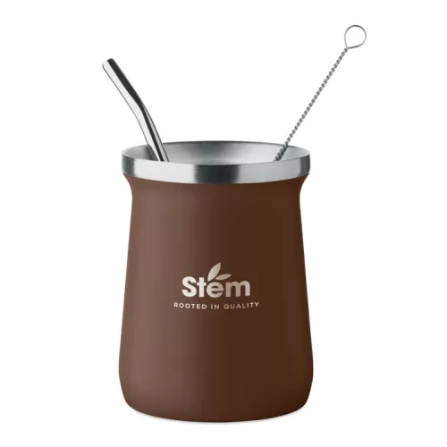 Yerba mate tea pohár (Barna)