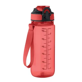 Sport palack 700 ml (Áttetsző Piros)