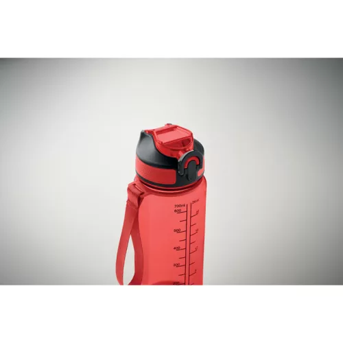 Sport palack 700 ml (Áttetsző Piros)