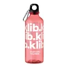 RPET palack 500 ml (Áttetsző Piros)