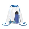 Átlátszó húzózsinóros táska (Királykék)