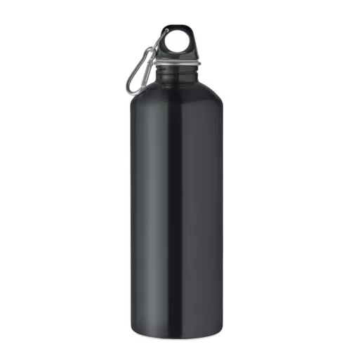 Szimplafalú palack 1000 ml (Fekete)
