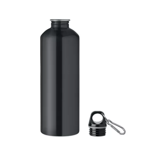 Szimplafalú palack 1000 ml (Fekete)