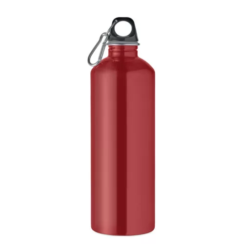 Szimplafalú palack 1000 ml (Piros)