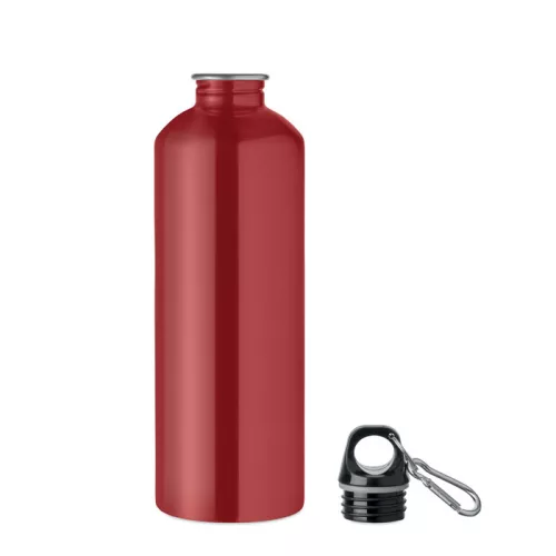 Szimplafalú palack 1000 ml (Piros)