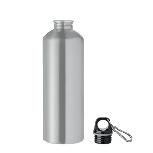Szimplafalú palack 1000 ml (Matt Ezüst)