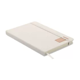 A5 RPET keménytáblás notesz (Törtfehér)