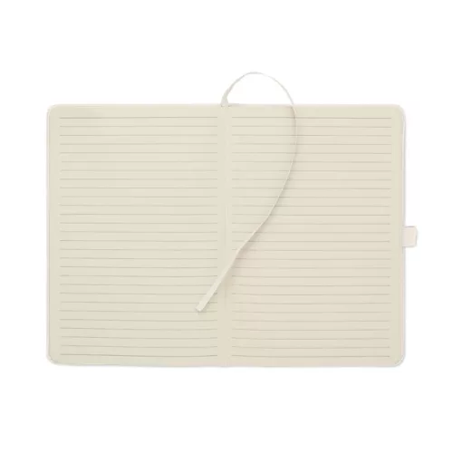 A5 RPET keménytáblás notesz (Törtfehér)
