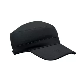 Katonai stílusú sapka 260 g/m² (Fekete)