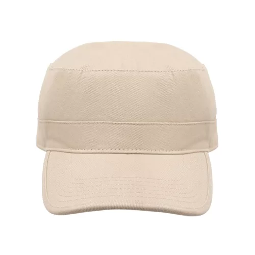 Katonai stílusú sapka 260 g/m² (Bézs)