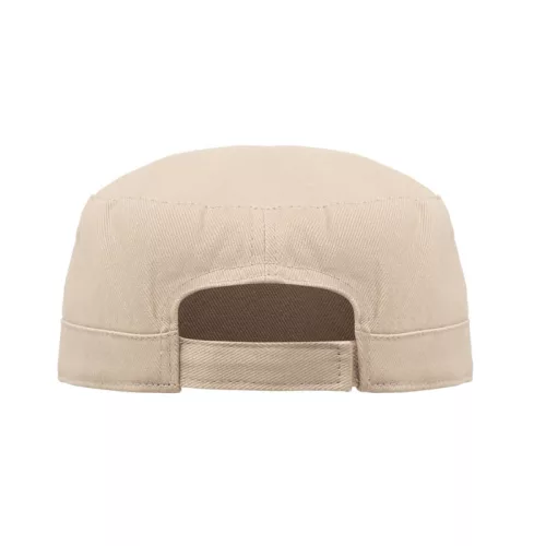 Katonai stílusú sapka 260 g/m² (Bézs)
