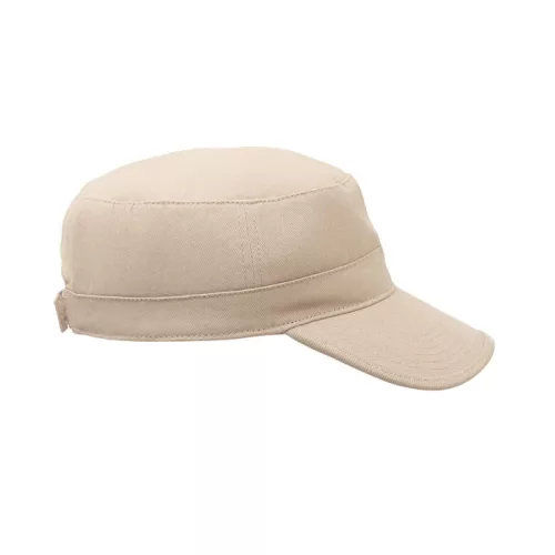 Katonai stílusú sapka 260 g/m² (Bézs)