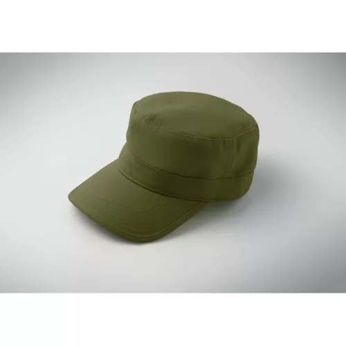 Katonai stílusú sapka 260 g/m² (Katona Zöld)