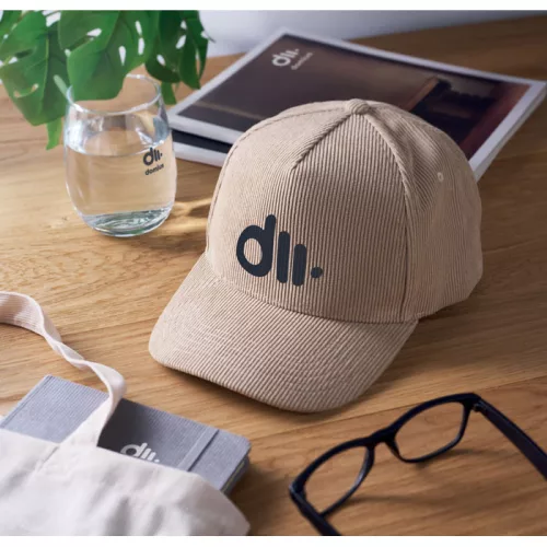 Kordbársony 5 paneles b. sapka (Bézs)