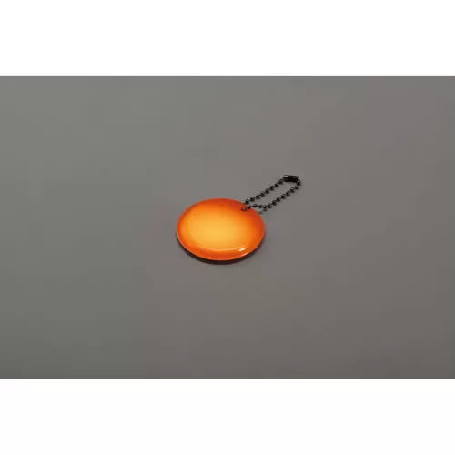 Kerek fényvissz. kulcstartó (Neon Narancssárga)
