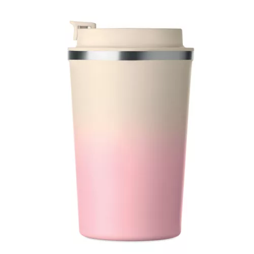 Duplafalú pohár 350 ml (Babarózsaszín)