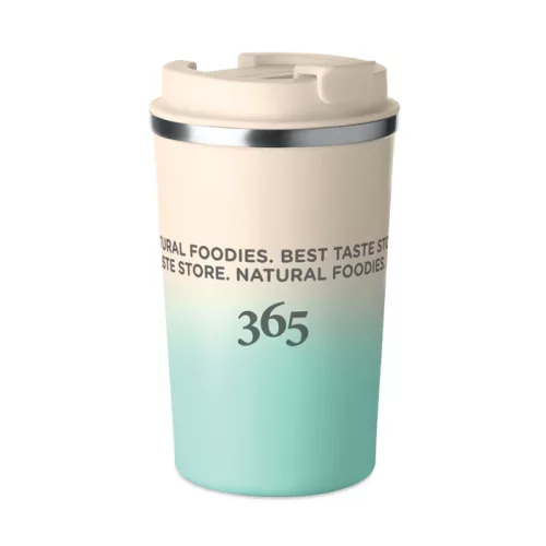 Duplafalú pohár 350 ml (Mentazöld)