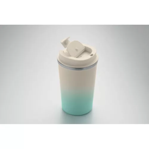 Duplafalú pohár 350 ml (Mentazöld)