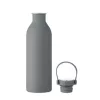 Szimplafalú palack 500 ml (Kőszürke)