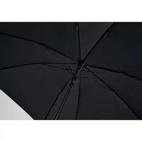 23 c. szélálló négyzet esernyő (Fekete)