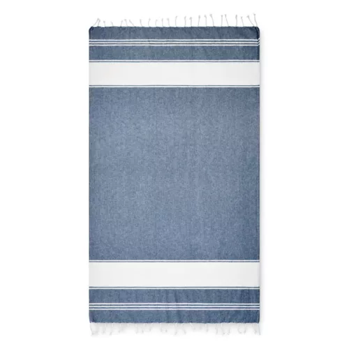 Strandtáska hamam törölközővel (Kék)