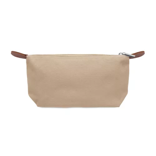 600D RPET kozmetikai táska (Khaki)