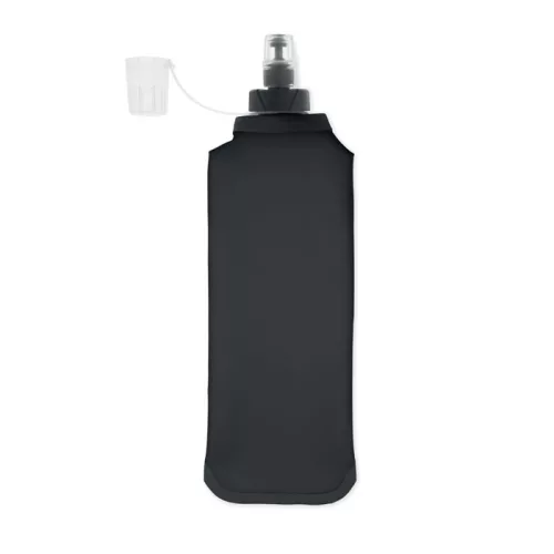 Összecsukható kulacs 500 ml (Fekete)