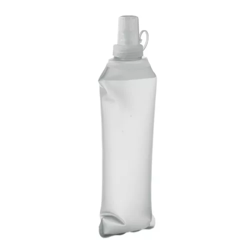 Összecsukható kulacs 500 ml (Áttetsző Fehér)