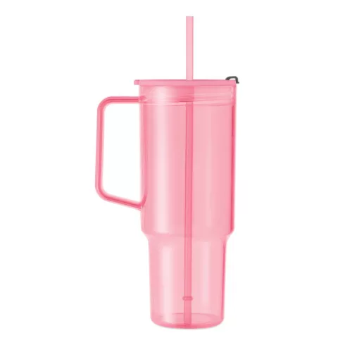 RPET pohár 1200 ml (Áttetsző Rózsaszín)