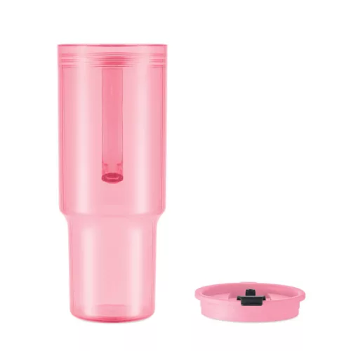 RPET pohár 1200 ml (Áttetsző Rózsaszín)