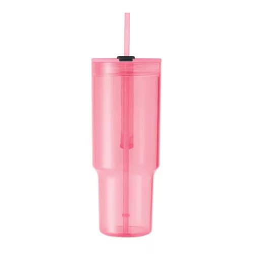 RPET pohár 1200 ml (Áttetsző Rózsaszín)
