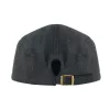 Gatsby lapos sapka 335 g/m² (Fekete)