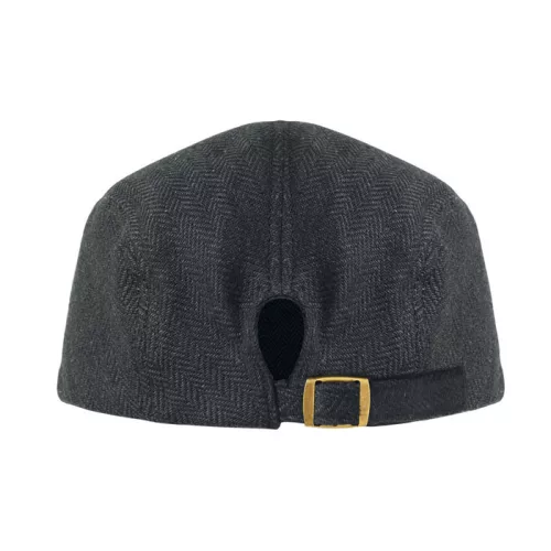 Gatsby lapos sapka 335 g/m² (Fekete)