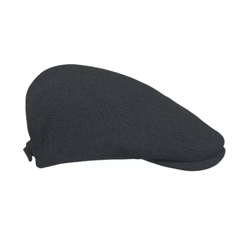 Gatsby lapos sapka 335 g/m² (Fekete)