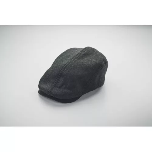 Gatsby lapos sapka 335 g/m² (Fekete)