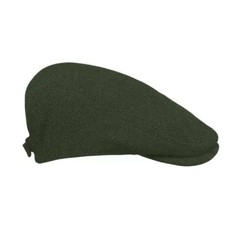 Gatsby lapos sapka 335 g/m² (Sötétzöld)