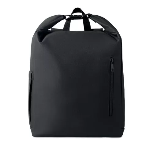 15 col rolltop laptop hátizsák (Fekete)