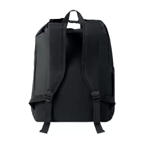 15 col rolltop laptop hátizsák (Fekete)