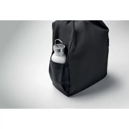 15 col rolltop laptop hátizsák (Fekete)
