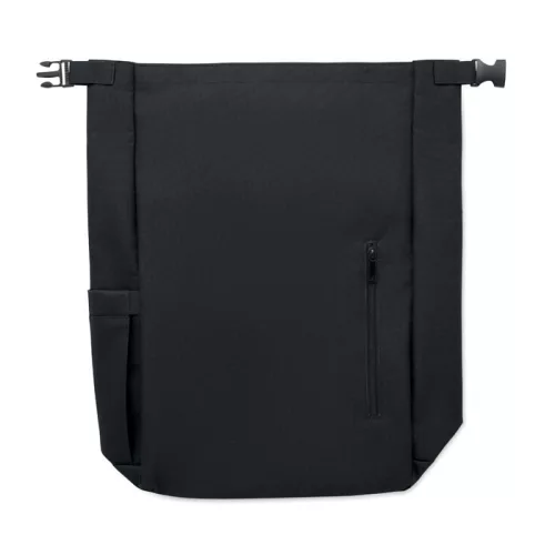 15 col rolltop laptop hátizsák (Fekete)