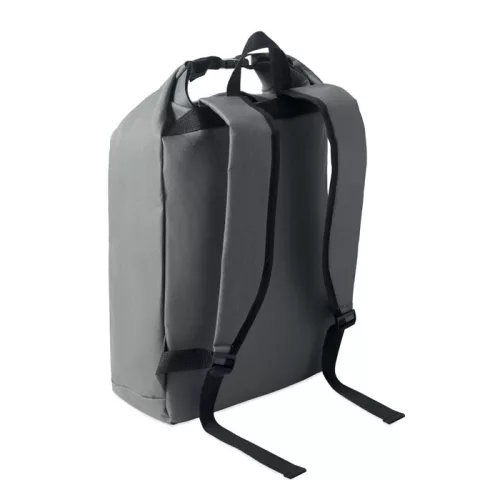 15 col rolltop laptop hátizsák (Kőszürke)