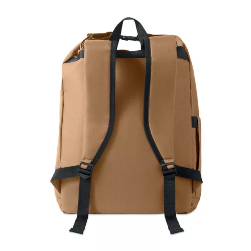 15 col rolltop laptop hátizsák (Khaki)