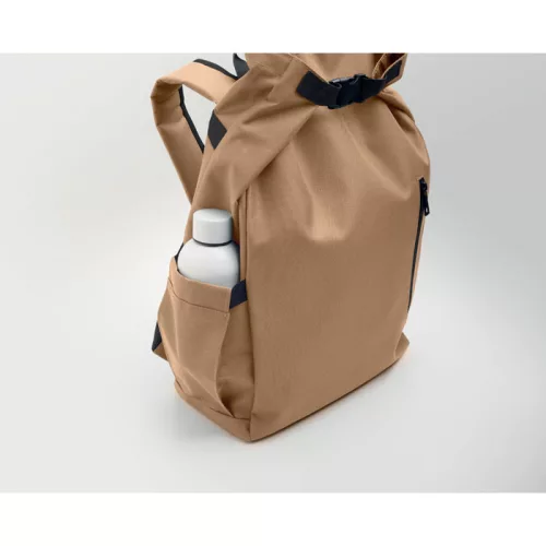 15 col rolltop laptop hátizsák (Khaki)