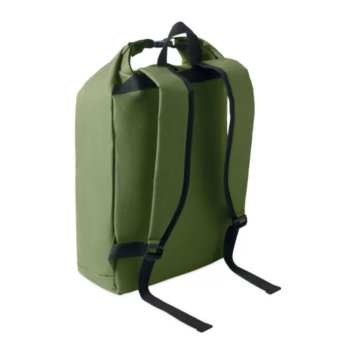 15 col rolltop laptop hátizsák (Katona Zöld)