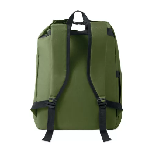 15 col rolltop laptop hátizsák (Katona Zöld)