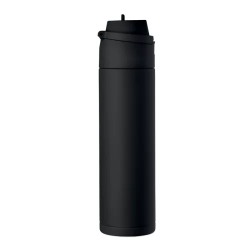 Duplafalú palack 500 ml (Fekete)
