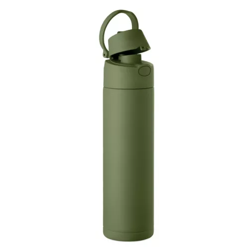 Szimplafalú palack 650 ml (Sötétzöld)