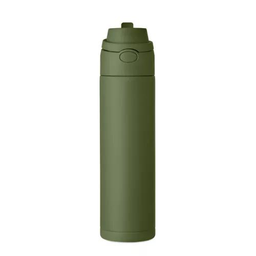 Szimplafalú palack 650 ml (Sötétzöld)