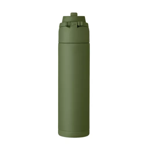 Szimplafalú palack 650 ml (Sötétzöld)